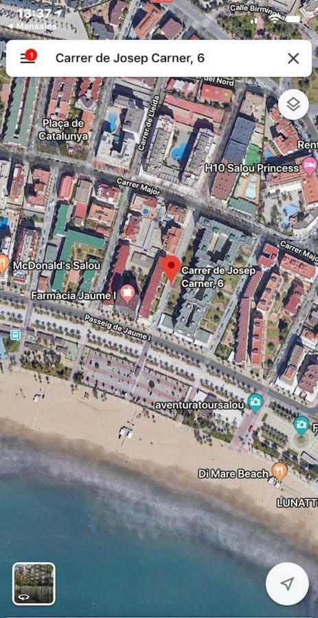 Апартаменты Formentor Beach Primera Linea De Playa Салоу Экстерьер фото